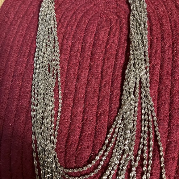 🌸WHBM Sparkle Multi Chain Necklace - Picture 4 of 4